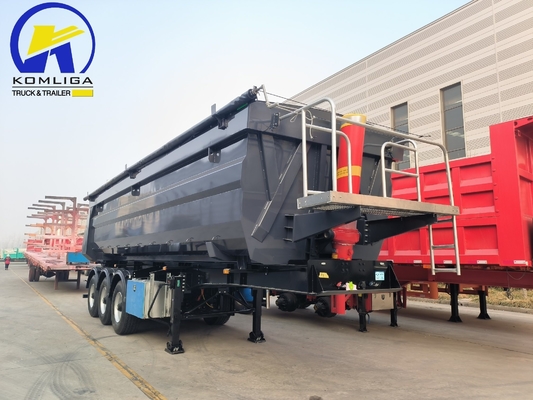 3 assi rimorchio per scarico rimorchio per ribaltamento rimorchio per scarico semirimorchio per materiali da costruzione