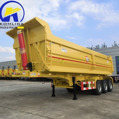 Sinotruk 3 assi in forma U 70 tonnellate rimorchio di scarico rimorchio semirimorchio Wabco sistema di frenatura
