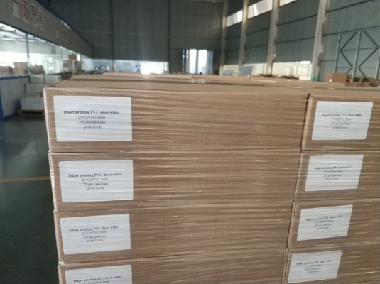 210x297x0.3 Stampa a getto d'inchiostro Fogli di PVC per schede di plastica