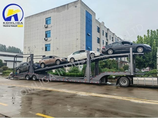 Capacità di carico di 80 T Autotrasportatore certificato GCC Semirrilegato per il trasporto in Uzbekistan